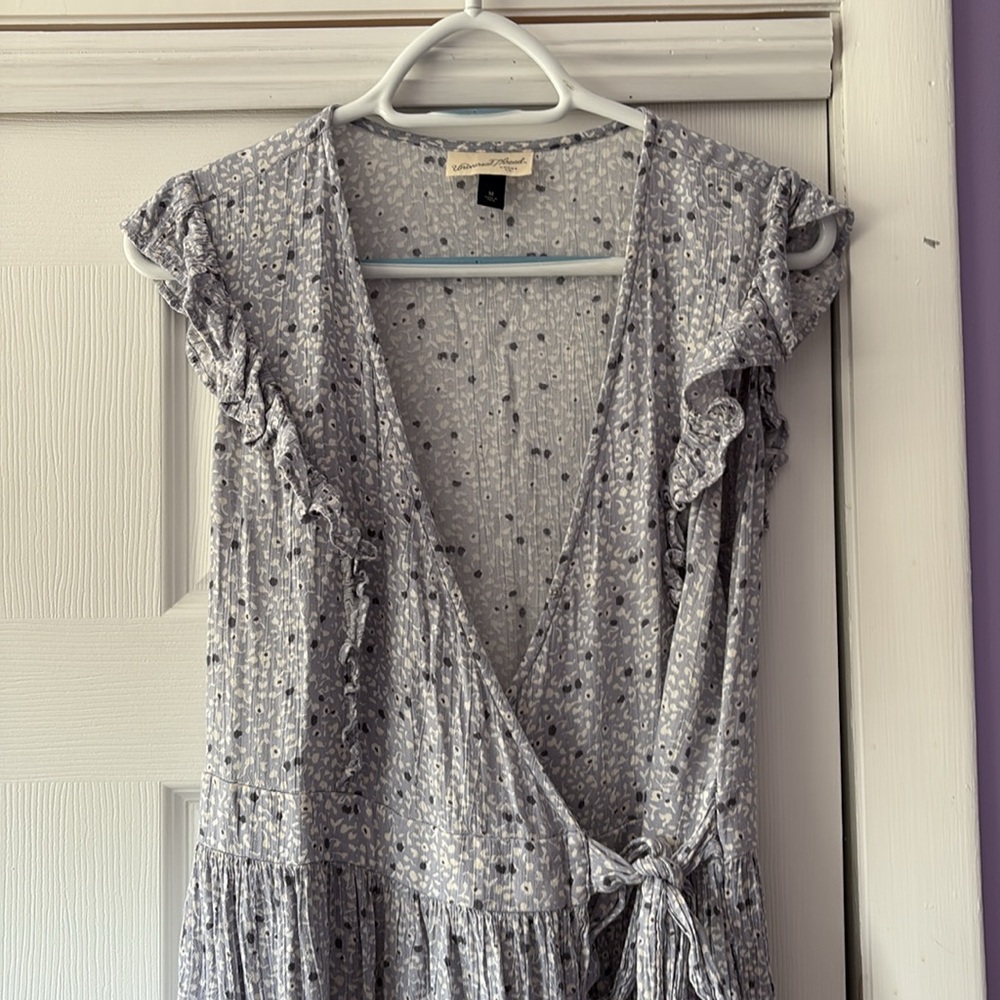 Universal Thread Ruffle Wrap Dress - Picture 2 of 5